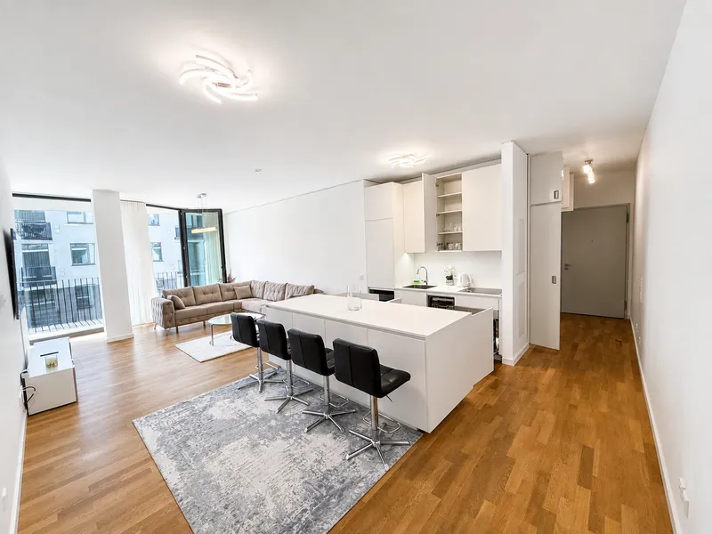 Möblierte 2-Zimmer-Wohnung im Sapphire Berlin mit Balkon – Mitte — photo 1